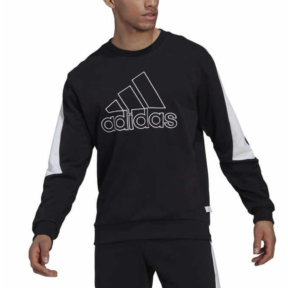NWT adidas Men’s Crewneck Logo Sweatshirt, L